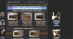Desktop Screenshot of micro-ondes.net